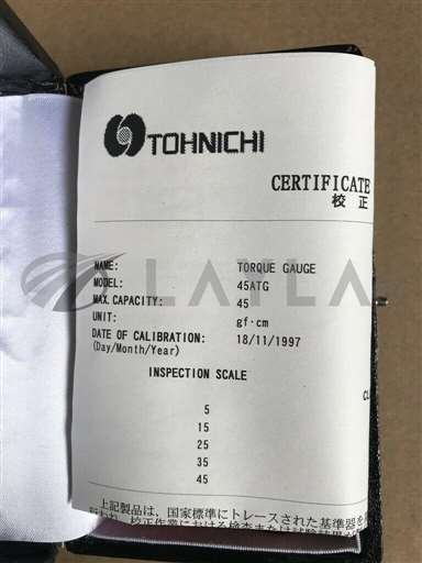 45ATG//TOHNICHI Torque GAUGE 45ATG */TOHNICHI/_01