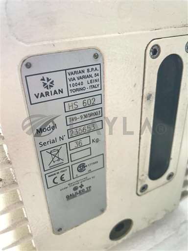 hs 602//VARIAN HS 602 VACUUM PUMP 749-9365r003/Agilent Technologies/_01