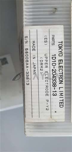 1D10-204338-13/DRM2/200MM UPPER ELECTRODE Y2O3-T TEL# 1D10-204338-13/TEL/-_01