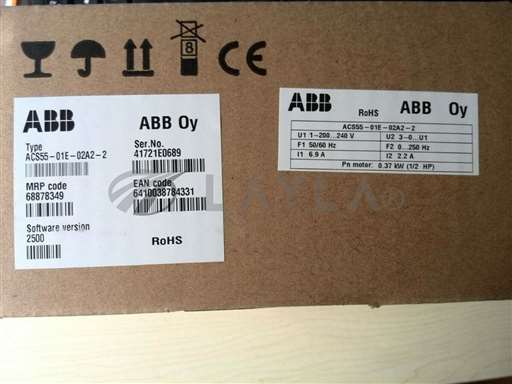 /-/ABB Inverter ACS55-01E-02A2-2 FREE EXPEDITED SHIPPING NEW/ABB/_01
