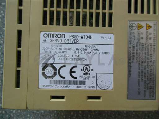 /-/OMRON SERVO Driver R88D-WT04H Refurbished FREE EXPEDITED SHIPPING R88DWT04H/Omron/_01