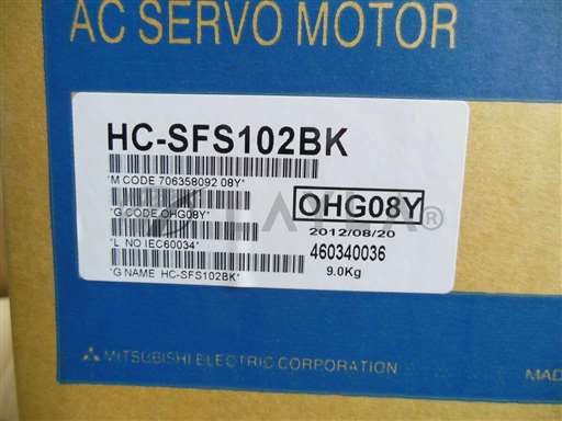 /-/MITSUBISHI SERVO MOTOR HC-SFS102BK FREE EXPEDITED shipping HCSFS102BK NEW/Mitsubishi Electric/_01
