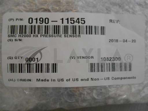 0190-11545//SMC H2000 HX PRESSURE SENSOR/AMAT/_01