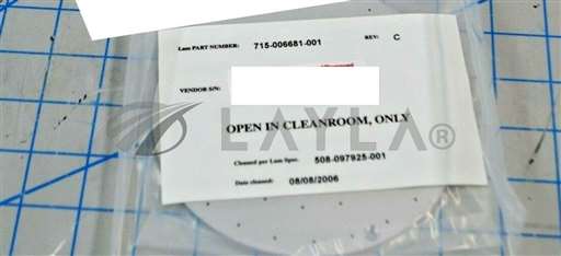 715-006681/-/715-006681 / LAM BAFFLE, LOWER 590, UPPER ELECTRODE ASSEMBLY / LAM/LAM RESEARCH CORPORATION/_01