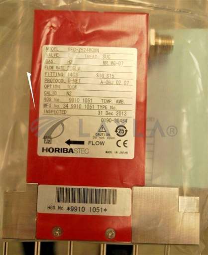 34 9910 105 0190-30454/-/34 9910 1051 / 0190-30454 MDL SEC-Z524MGXN, MFC SUC 1006, H2 20 SLM, N2 / HORIBA/HORIBA STEC AMAT/_01
