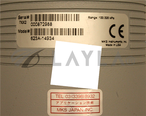 623A-14934/-/623A-14934 / BARATRON PRESSURE TRANSDUCER 133.32KPA 1000 TORR / MKS/MKS/_01