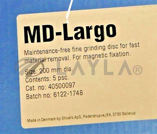 40500097/-/40500097 / 5 PK MD-LARGO MAGNETIC FIXATION, FINE GRINDING DISC, 200 MM / STRUERS/STRUERS/_01