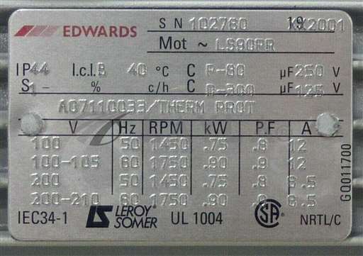 A374-15-904/-/A374-15-904/E2M30 VACUUM PUMP DUAL STAGE, ROTARY VANE PUMP, 220-240V/EDWARDS VAC/EDWARDS VACUUM/_01