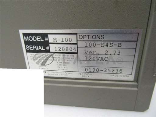 0190-35236/-/0190-35236 / LUXTRON M-100 MODEL 100C OPTICAL FIBER TEMP CONTROL SYSTEM / AMAT/Applied Materials/_01