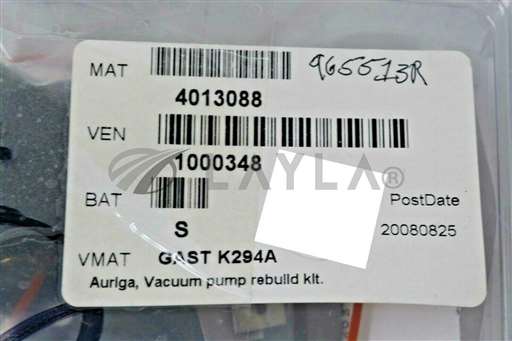 965513-R/-/965513-R / AURIGA, VACUUM PUMP REBUILD KIT. K294A / NOVELLUS SYSTEMS INC/NOVELLUS SYSTEMS INC/_01