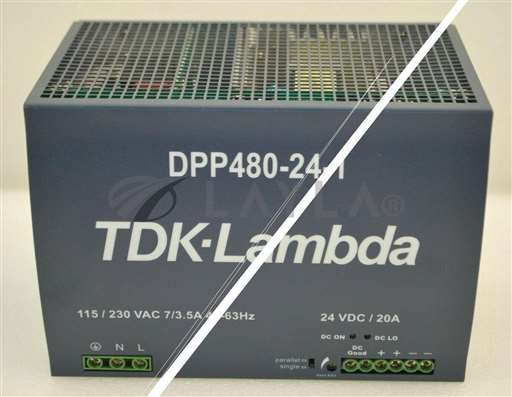 DPP480-24-1/-/DPP480-24-1 / POWER SUPPLY, 115-230 VAC, 7-3.5A, 47-63HZ / TDK-LAMBDA/TDK-LAMBDA/_01