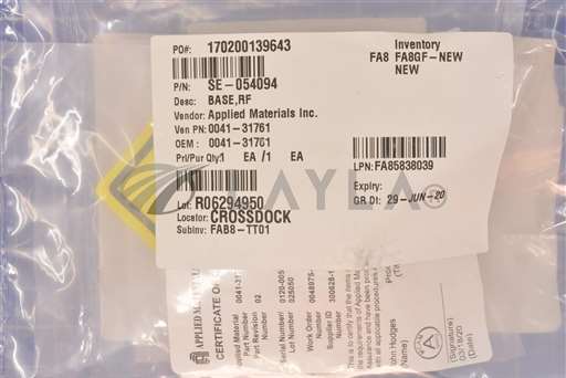 0041-31761//BASE, RF/APPLIED MATERIALS AMAT/_01