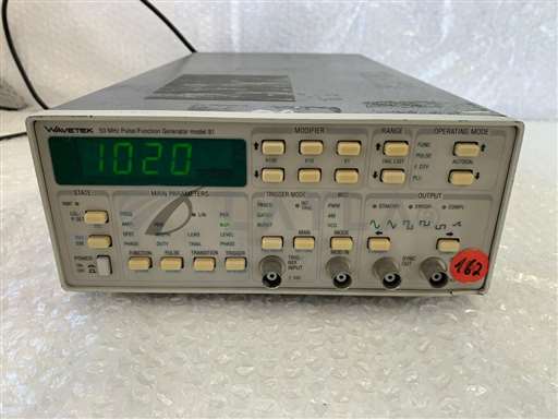/Generator Model 81/WAVETEK 50 MHz Fuise/Function Generator Model 81/Wavetek/_01