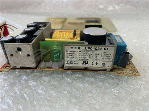 UP0403A-0//TUV POWER SUPPLY UP0403A-01 INPUT 100-240 VAC 50/60 HZ 1.0 AMP MAX/AMP/_01