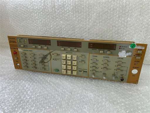 Wiltron 6637A-40 2-18.6 GHz//Wiltron 6637A-40 2-18.6 GHz microwave sweeper "Front Panel Only" Used 660-D-8012/WILTRON/_01