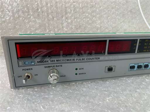 Microwave 585//EIP Microwave 585 Microwave Pulse Counter Main panel + buttons + back panel//_01