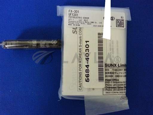 FX-301//SUNX FX-301 FIBER OPTIC SENSOR FX301 UFX301 5684-40301/SUNX/_01