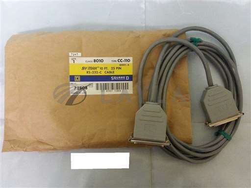 CC-110//SYMAX 8010-CC-110 CABLE 10FT 25-PIN RS-232-C 8010CC110 R5-232C/SCHNEIDER AUTOMATION/_01