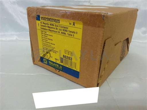 8502SBO2V02S | 8502-SBO2-V02S | A103B12/8502-SBO2 | 96182/86283/NIB SQUARE D 8502SBO2V02S 96182/86283 600V 3P CONTACTOR SIZE 0 120V/Square D/_01