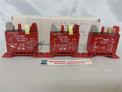 DR-ODC5/DR-ODC5/LOT OF 3 CRYDOM DR-ODC5 I/O RELAY MODULE DIN RAIL 84115410/CRYDOM/_01