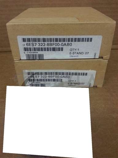 6ES7-322-8BF00-0AB0/6ES73228BF000AB0/NEW SIEMENS 6ES7-322-8BF00-0AB0 OUTPUT MODULE 6ES73228BF000AB0/SIEMENS/_01
