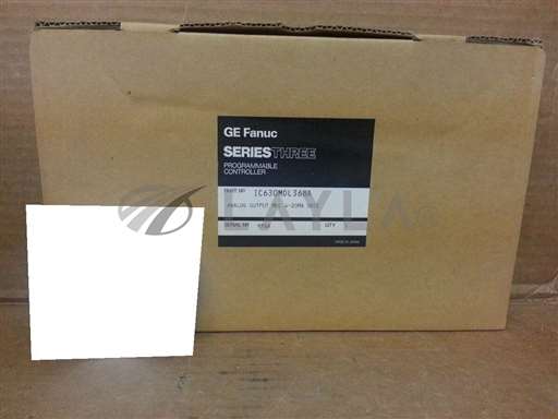 IC630MDL368A/SERIES THREE/NEW FACTORY BOX GE IC630MDL368A ANALOG OUTPUT MDL 4-20MA SOURCE/GENERAL ELECTRIC/_01