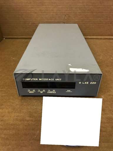 222CIU/LXE 220/222-CIU LXE COMPUTER INTERFACE UNIT LXE 220, 222CIU, LXE220/LXE INC/_01