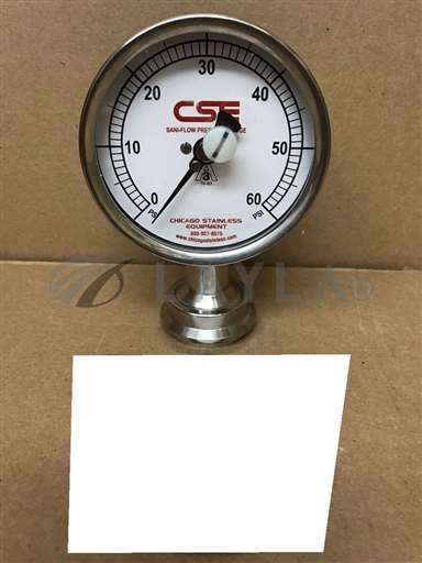 3SC15INFBTSS/3S-C-15I-NF-BT-SS/NEW CSE 3S-C-15I-NF-BT-SS PRESSURE 0-60PSI 3-1/4IN FACE GAUGE/CSE/_01