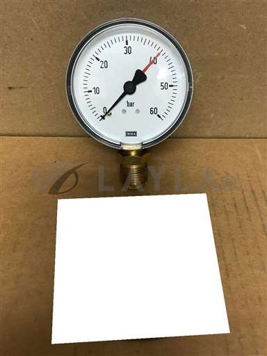 0-60BAR/0-60 BAR/NEW NO BOX 0-60BAR WIKA 0-60 BAR PRESSURE GAUGE MONOMETER 1/2NPT/WIKA/_01