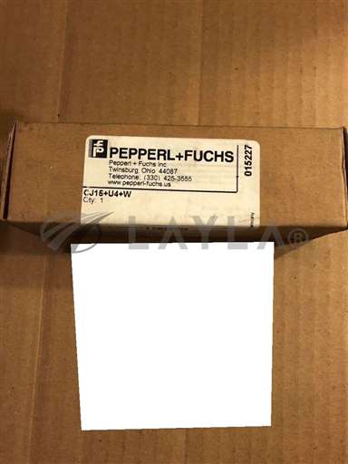 CJ15-U4-W ; CJ15U4W/15227/NIB PEPPERL & FUCHS CJ15-U4-W PROXIMITY SWITCH 015227 CJ15U4W/Pepperl/_01