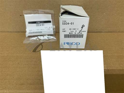 SSC4-01 ; SSC401/SSC4/BOX OF 8 NEW SSC401 PISCO SSC4-01 PNEUMATICS FITTING STRAIGHT/Pisco/_01
