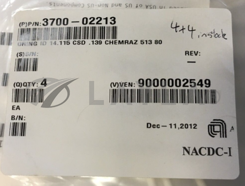 3700-02213/-/AMAT 3700-02213 O-RING/Applied Materials/_01