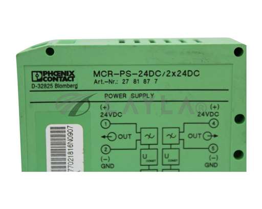 MCR-PS-24DC/2X24DC/-/PHOENIX CONTACT POWER SUPPLY 24 VDC MCR-PS-24DC/2X24DC LOT OF 7/phoenix/_01