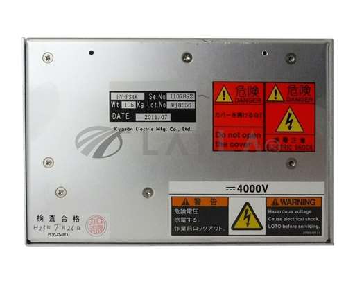 -/-/KYOSAN ELECTRIC POWER SUPPLY MODEL HV-PS4K +/- 4000V DC REMOVED FRM WORKING UNIT//_01