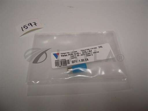 P/N: E16-.375-A7/-/1597  Lot of 6 Valex E16-.375-A7 Caps/Valex/_01