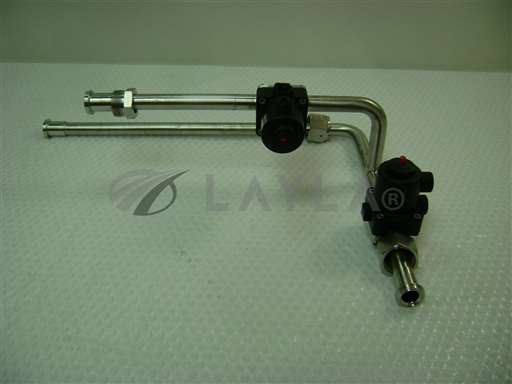 -/-/3266  Set of 2 GEMU Type: 615 Sanitary Pneumatic Diaphragm Valves Assy/GEMU/_01