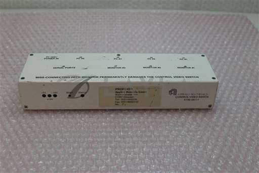 P/N: 0190-05111 Rev. 002/-/5844  Applied Materials 0190-05111 Control Video Switch/Applied Materials/_01