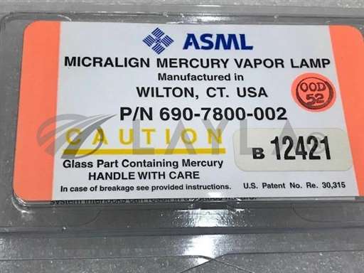 690-7800-002//ASML 690-7800-002 Micralign Mercury Vapor Lamp New - Lot of 4 Pcs/ASML/_01