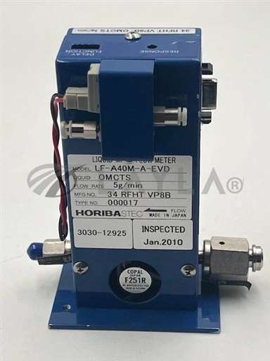 LF-F404M-A-EVD//HORIBASTEC LF-F404M-A-EVD OMCTS 5g/min Liquid Mass Flow Controller Used/Horibastec/_01
