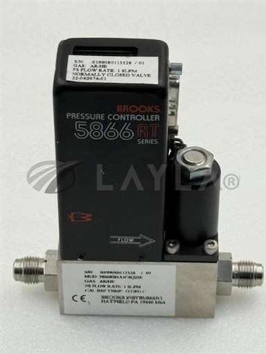 5866RB1A1C4Q2SE//Brooks Instrument 5866RB1A1C4Q2SE Pressure Controller Ar/He Gas 1 SLPM Used/Brooks Instrument/_01