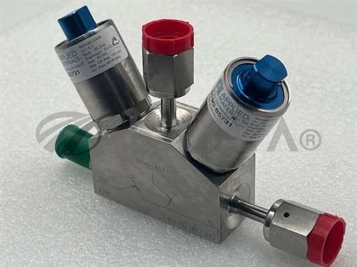 0190-85731//Applied Materials 0190-85731 Double Metal Diaphragm Manifold Valve Used/Applied Materials AMAT/_01