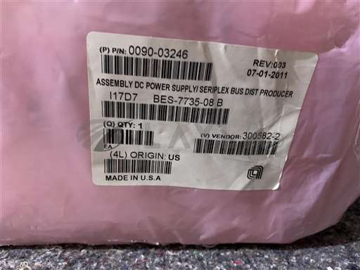 0090-03246//ASSY, DC POWER SUPPLY SERIPLEX BUS DIST,/AMAT/AMAT_01