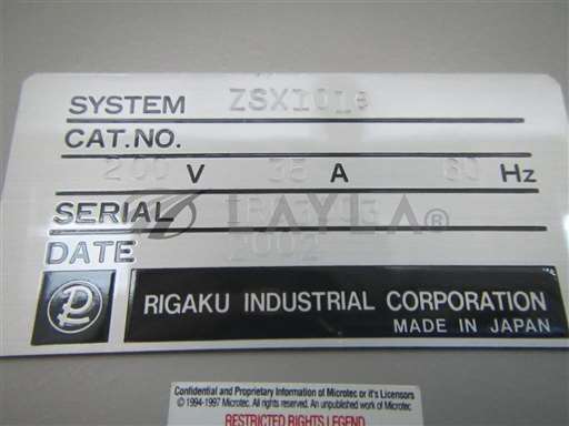 ZSX101e/-/Fluorescence X-ray analyzer/RigakuRigakuDenki/_01