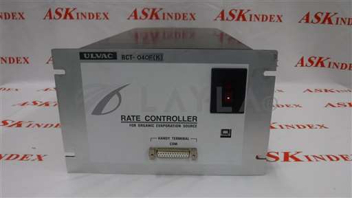RCT040FK/RCT 040F K/RATE CONTROLLER/ulvac/_01
