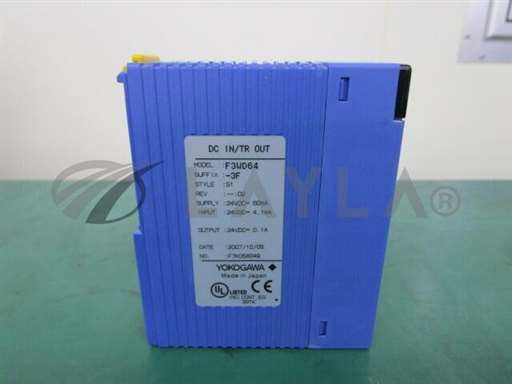 F3WD643F/F3WD64 3F/Sequencer (input/output module)/YokogawaElectric/_01