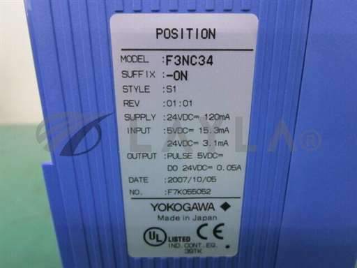 F3NC340N/F3NC34 0N/Sequencer (positioning module)/YokogawaElectric/_01