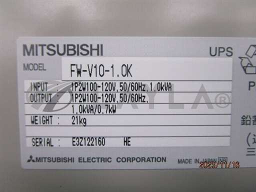 FWV1010K/FW V10 1 0K/Uninterruptible power supply (UPS)/MitsubishiElectric/_01