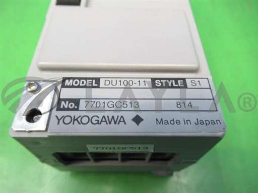 DU10011/DU100 11/Input module (for recorder)/YokogawaElectric/_01