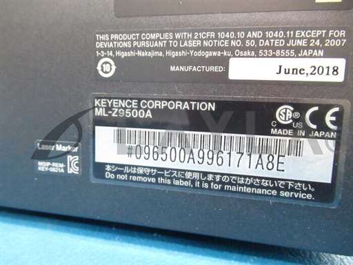 MLZ9510A/ML Z9510A/Laser marker (CO2)/keyence/_01