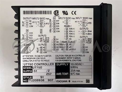 UT750/-/temperature controller/YokogawaElectric/_01
